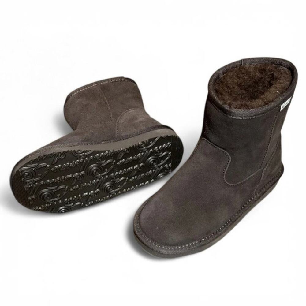 New Aussie Merino Chocolate Auckland High Sz Y12 Boots